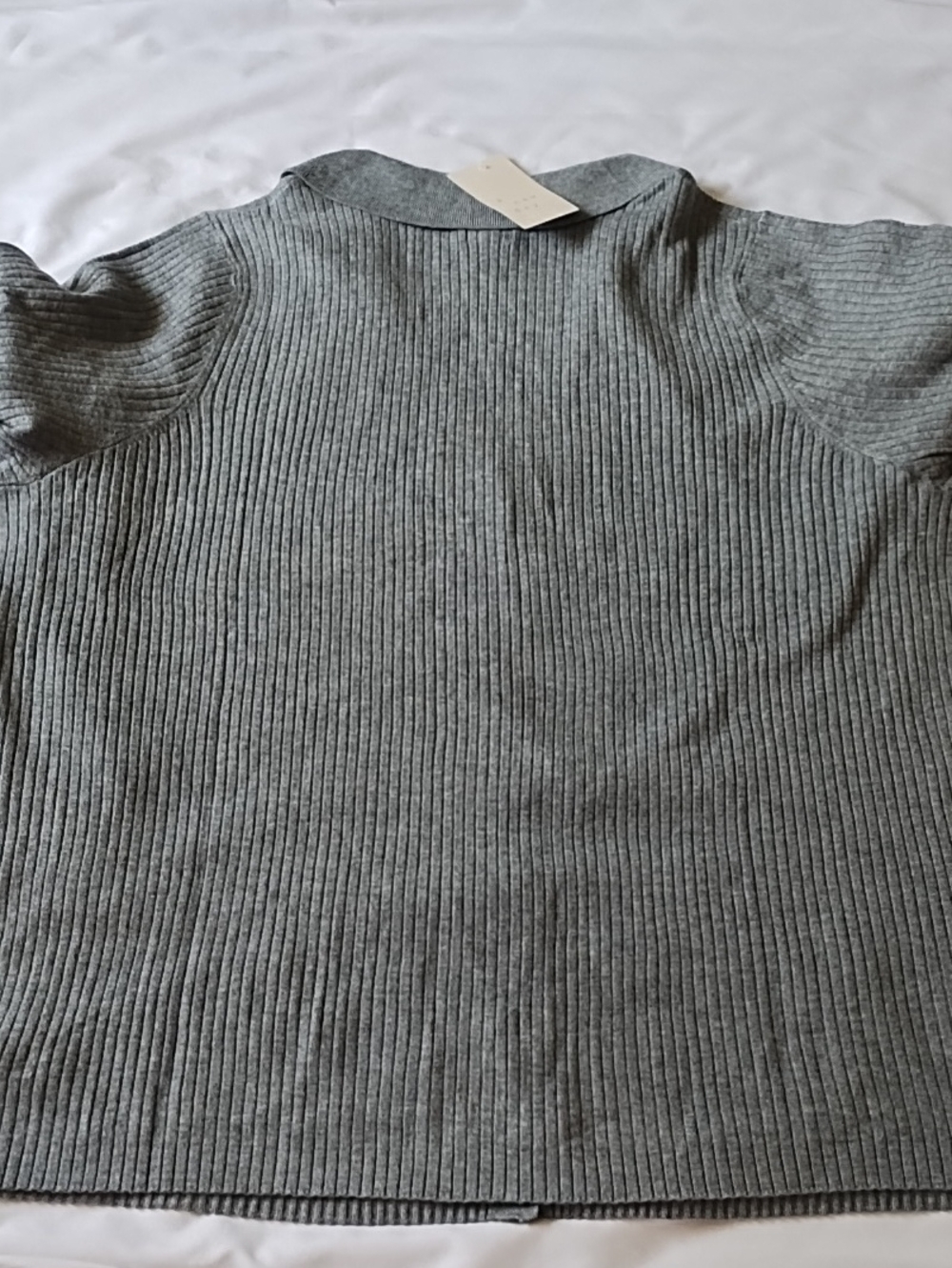 A New Day Collared, Ribbed Button Up Sweater - Picture 4 of 7